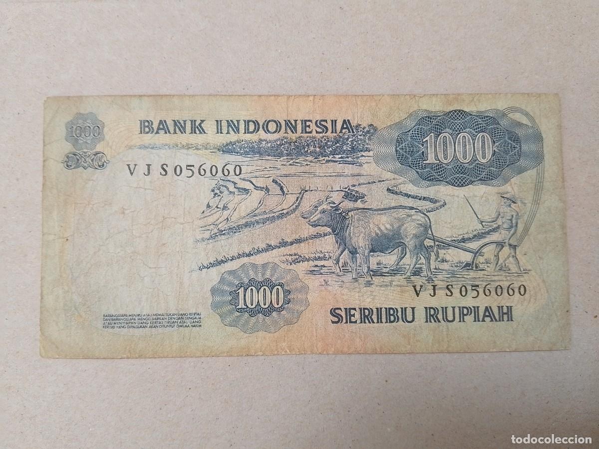 Billetes extranjeros: Billete Indonesia, 1000 Rupiah, a&ntilde;o 1975