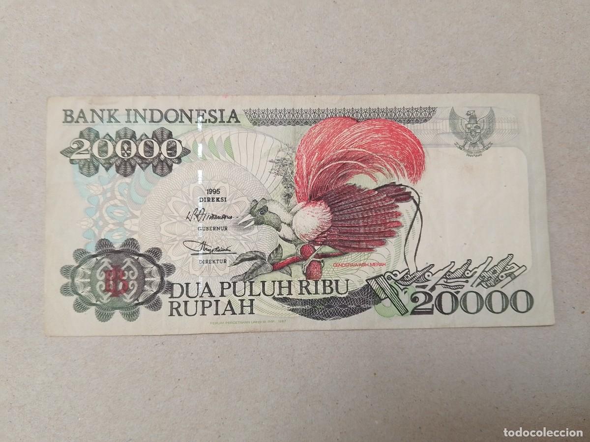 Billetes extranjeros: Billete Indonesia, 20000 Rupiah, a&ntilde;o 1995