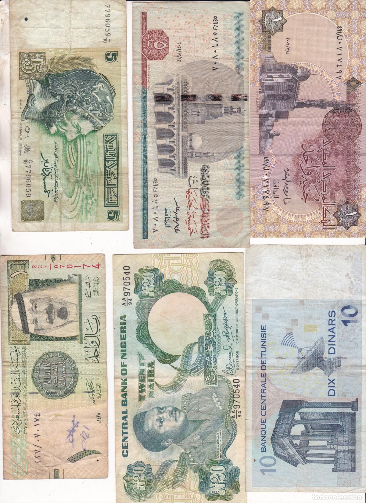 Billetes extranjeros: F6-37- LOTE BILLETES MUNDIALES