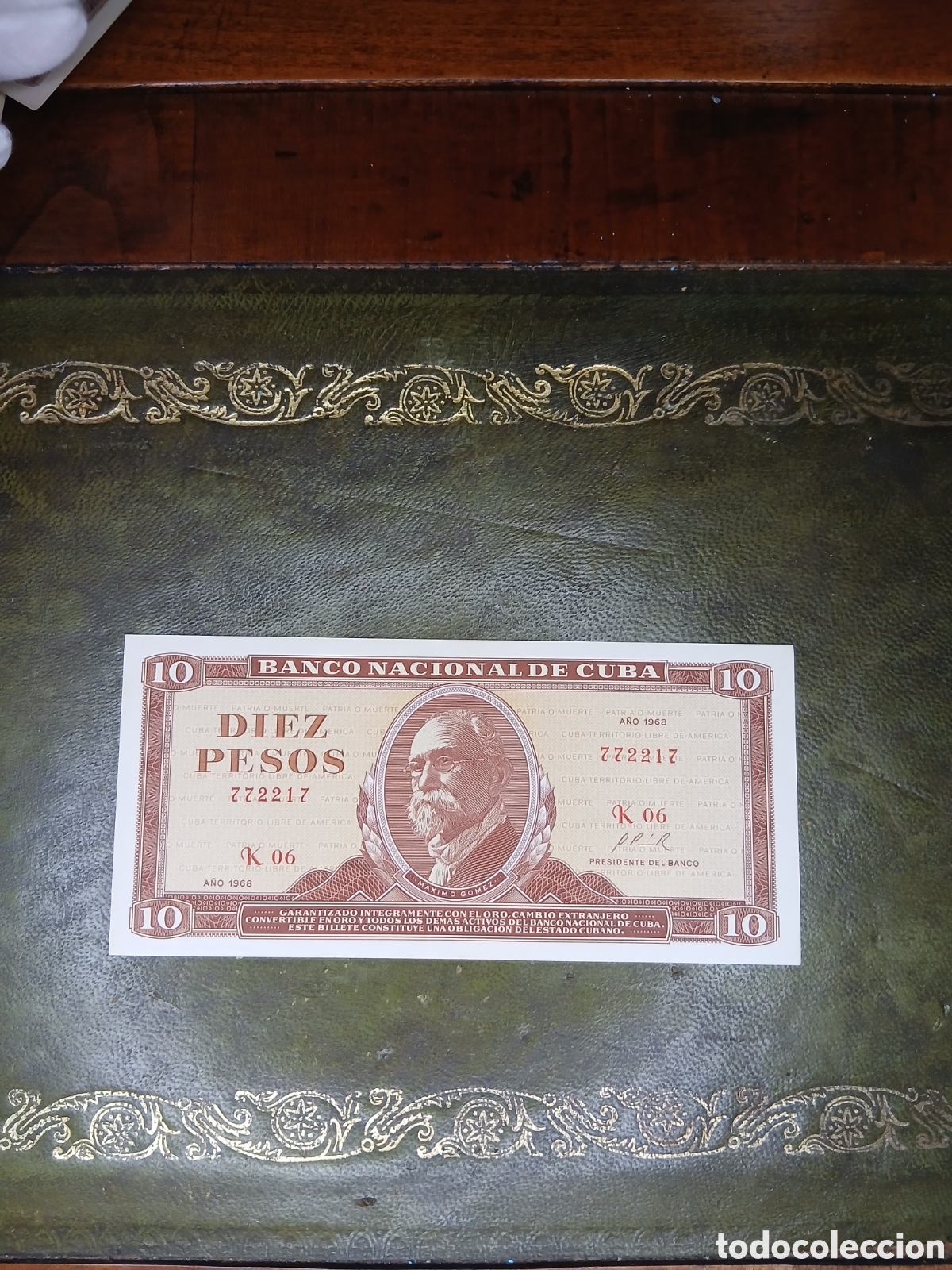 Billetes extranjeros: L190B68.Cuba billete 10 pesos
