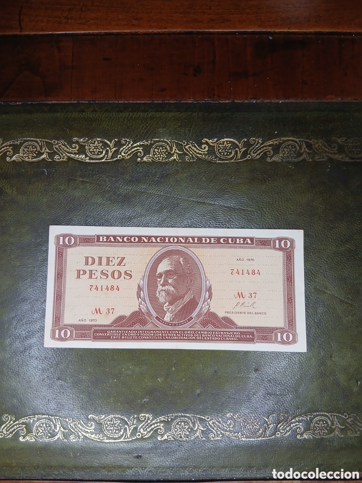 Billetes extranjeros: L192B70.Cuba billete 10 pesos 1970