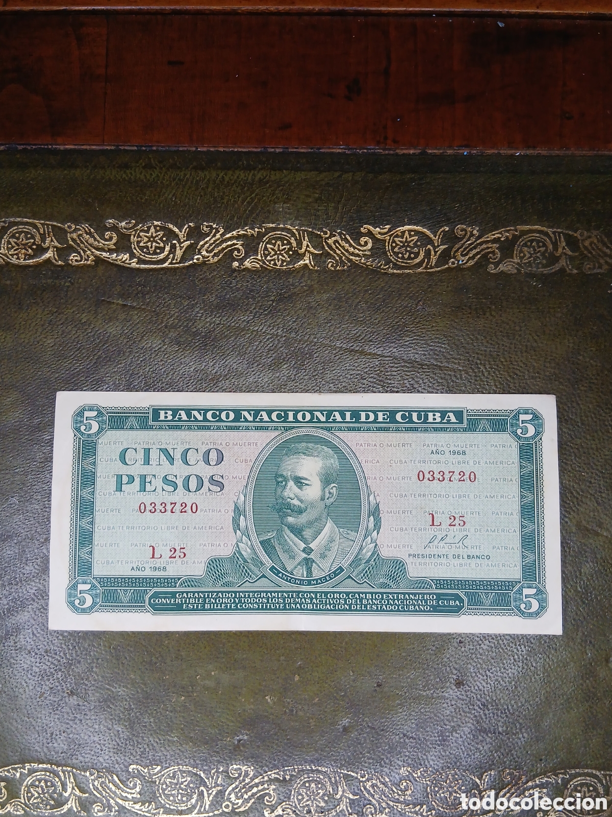 Billetes extranjeros: L194B72.Cuba billete pesos 1968
