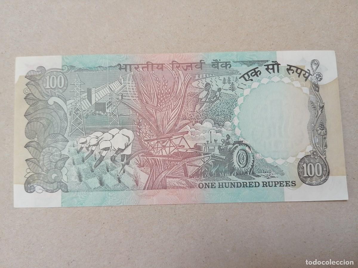 Billetes extranjeros: Billete India, 100 rupias, a&ntilde;o 1979, aUNC
