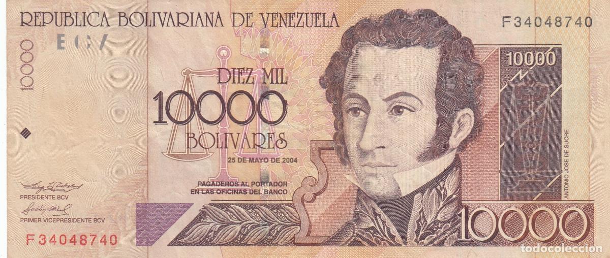 Billetes extranjeros: CRBX2390 BILLETE VENEZUELA 10000 BOLIVARES 2004 EBC
