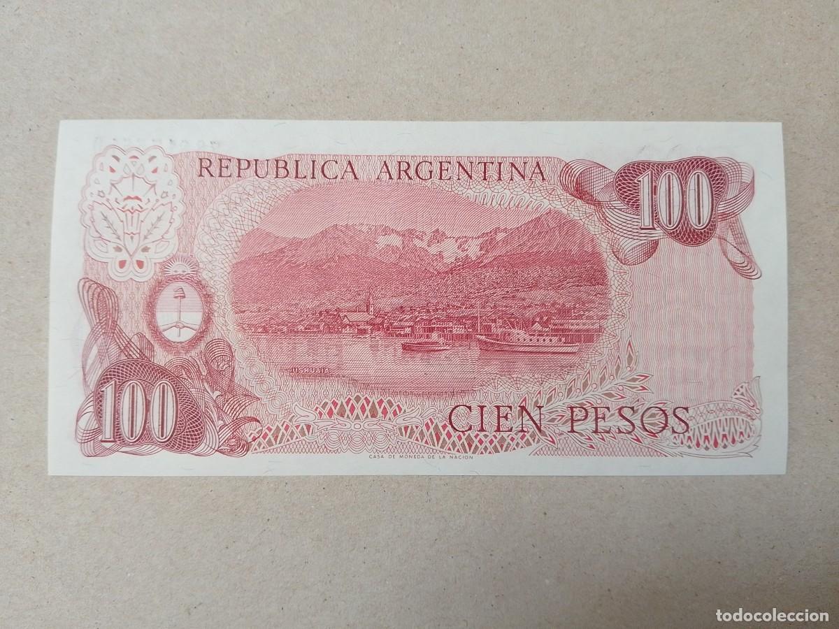Billetes extranjeros: Billete Argentina, 100 pesos, a&ntilde;o 1977, UNC