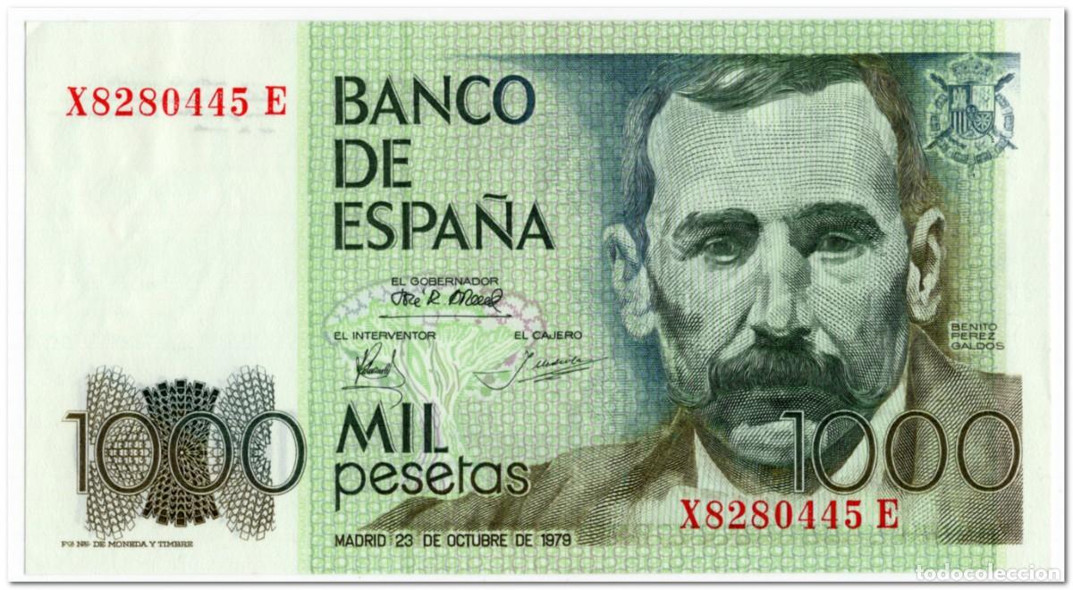 Billetes extranjeros: SPAIN,1000 PESETAS,1979 (1982) P.158,XF-AU