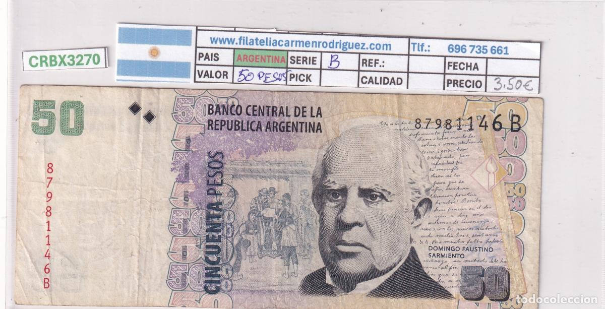 Billetes extranjeros: CRBX3270 BILLETE ARGENTINA 50 PESOS USADO