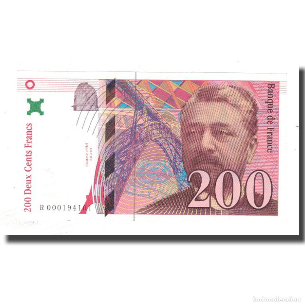 Billetes extranjeros: [#140490] Francia, 200 Francs, 1995, UNC, Fayette:75.1, KM:159a