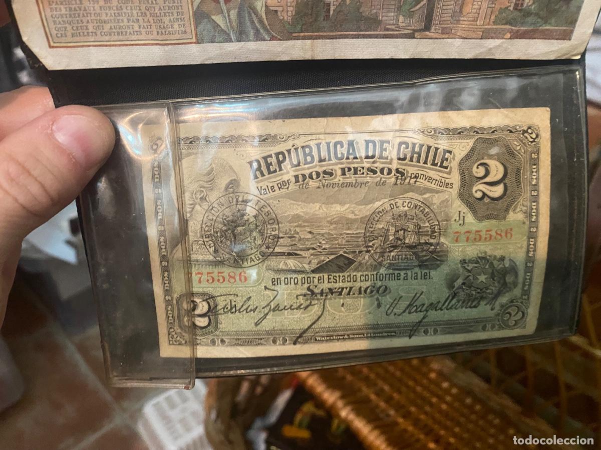 Billetes extranjeros: Rep&uacute;blica de Chile - Billete 2 Pesos Oro - 27 Noviembre 1917 - Waterlow & Sons - Original - MBC