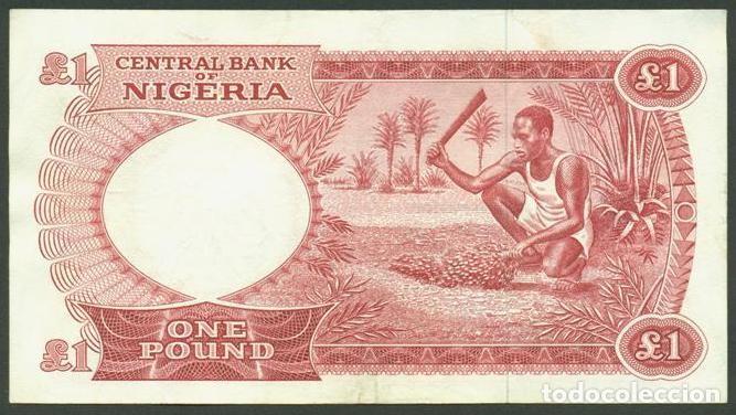 Billetes extranjeros: NIGERIA. 1 pound (1967). Pick 8. - Foto 2