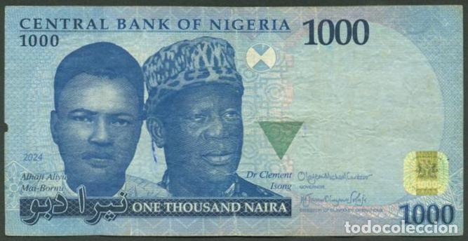 Billetes extranjeros: NIGERIA. 1000 naira 2024.