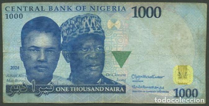 Billetes extranjeros: NIGERIA. 1000 naira 2024.