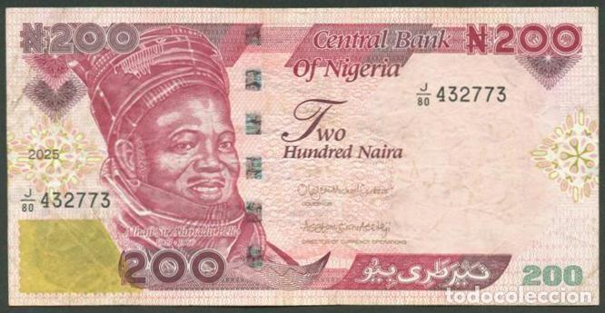 Billetes extranjeros: NIGERIA. 200 naira 2025.