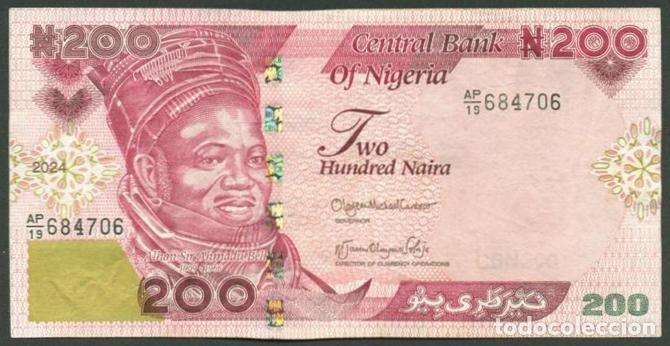 Billetes extranjeros: NIGERIA. 200 naira 2024.