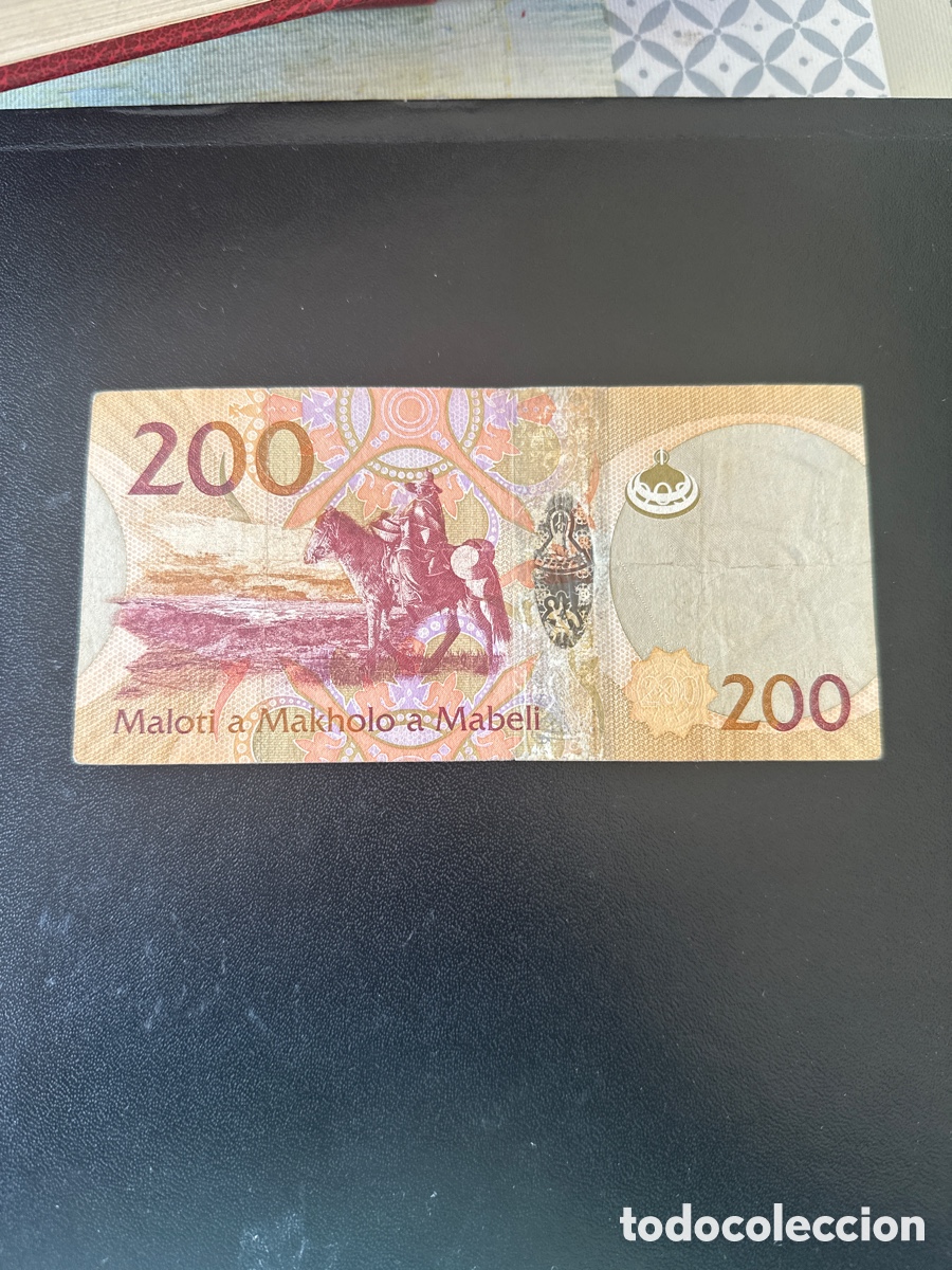 Billetes extranjeros: Billete de Lesotho de 200 maloti a&ntilde;o 2015 - Foto 2