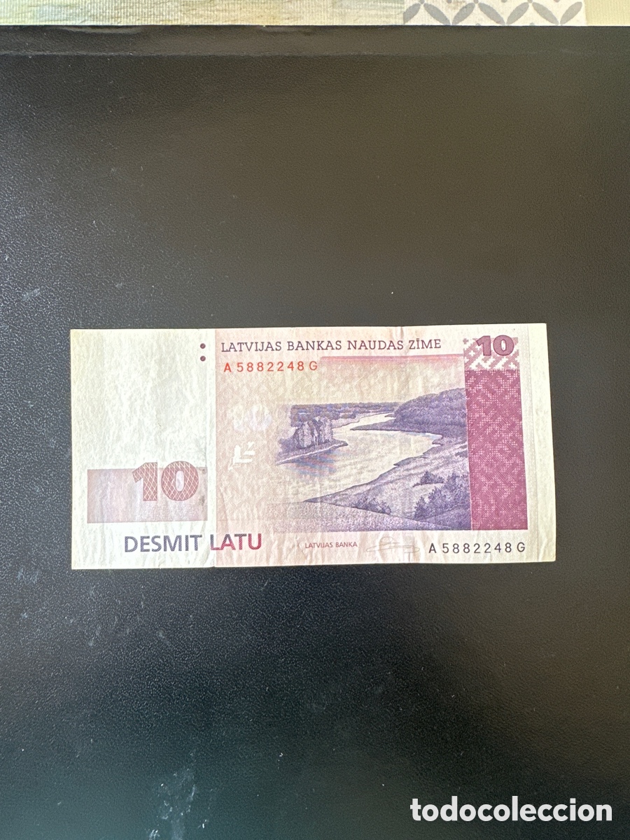 Billetes extranjeros: Billete de Letonia de 20 latu a&ntilde;o 2008 - Foto 1