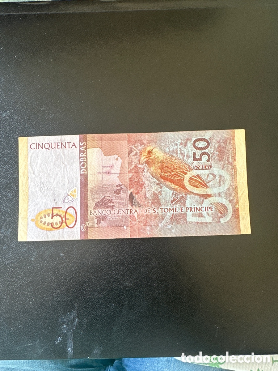 Billetes extranjeros: Billete de Santo Tom&eacute; y Pr&iacute;ncipe de 50 dobras a&ntilde;o 2016