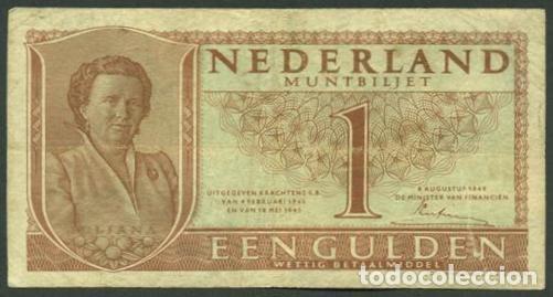 Billetes extranjeros: HOLANDA (PAISES BAJOS). 1 gulden 1949. Pick 72.