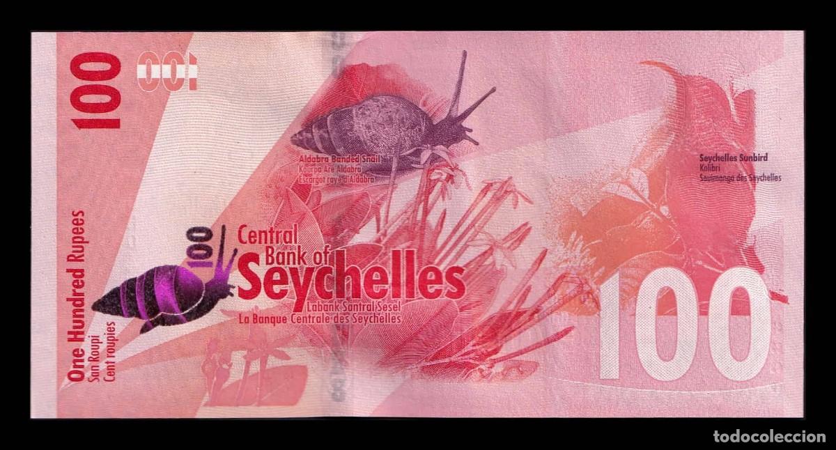 Billetes extranjeros: Seychelles 100 Rupias 2016 Pick 50 Sc Unc - Foto 2