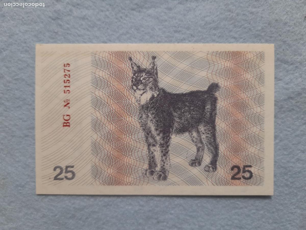 Billetes extranjeros: Lituania. 25 Talonas. A&ntilde;o 1991. Sin circular.
