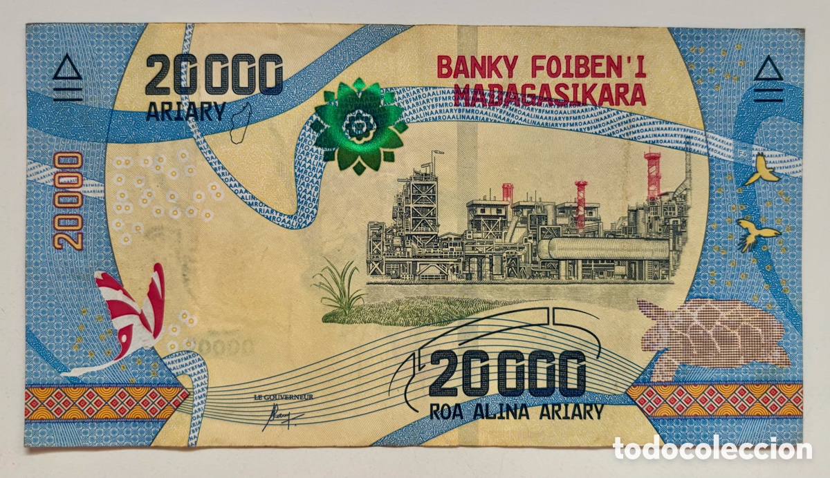 International Banknotes: Billete MADAGASCAR 20000 Ariary (2017)