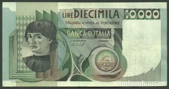 Billetes extranjeros: ITALIA. 10000 lire 29.12. 1978. Firmas Baffi - Stevani. Pick 106 a.