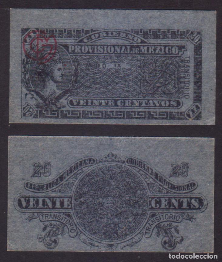 Banconote internazionali: BILLETE MEJICO (REVOLUCION) - 20 CENTAVOS - 1914 - NO CIRCULADO