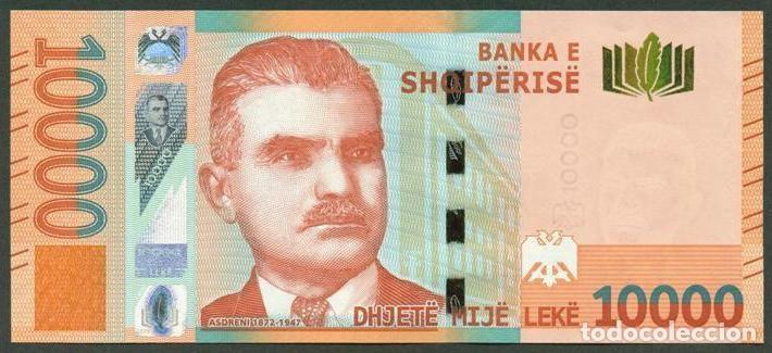 Billetes extranjeros: ALBANIA. 10000 leke 2019. S/C.