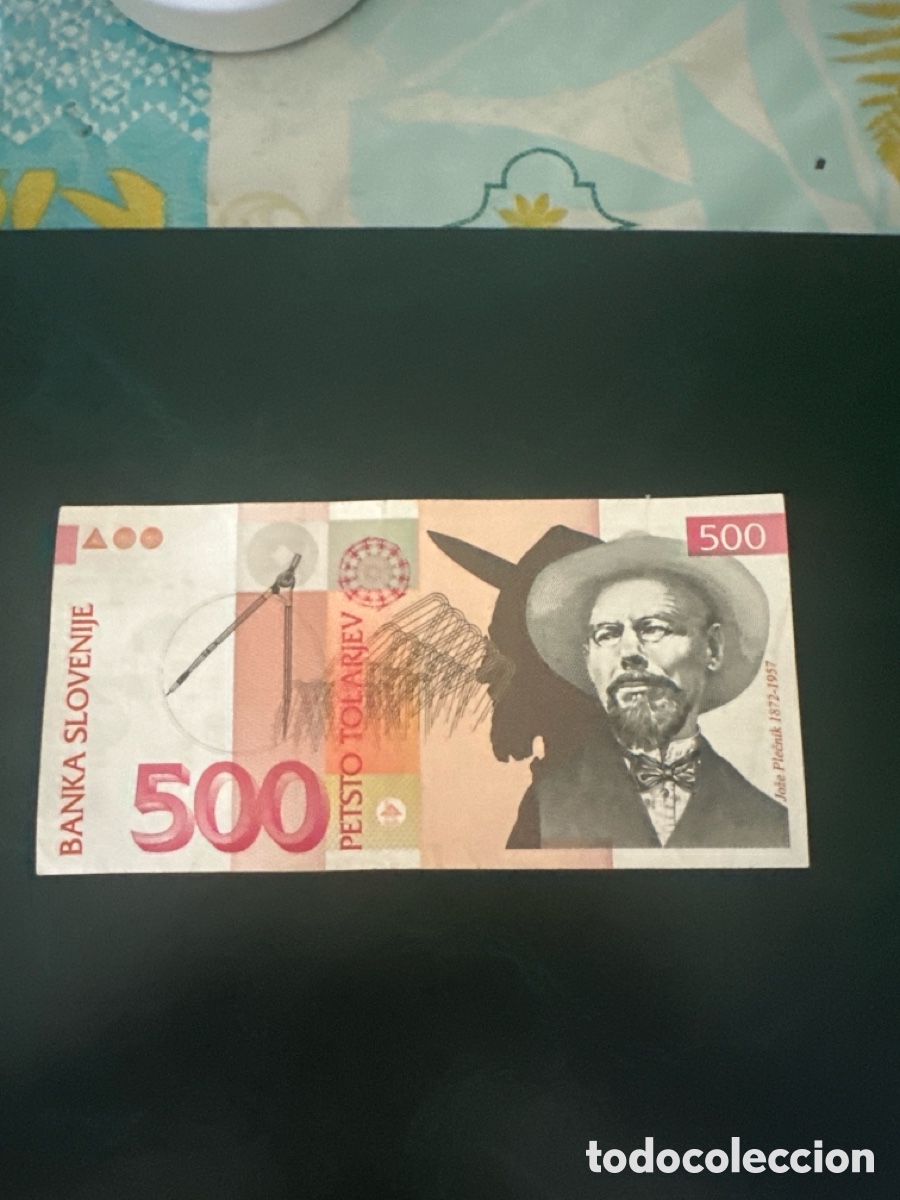 Billetes extranjeros: Billete de Eslovenia de 50 tolarjev a&ntilde;o 1992