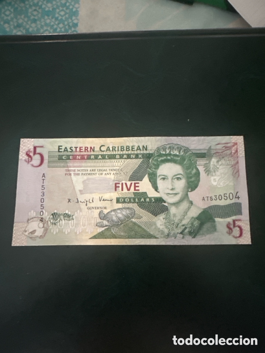 Billetes extranjeros: Billete de Estados del Caribe a&ntilde;o 2008
