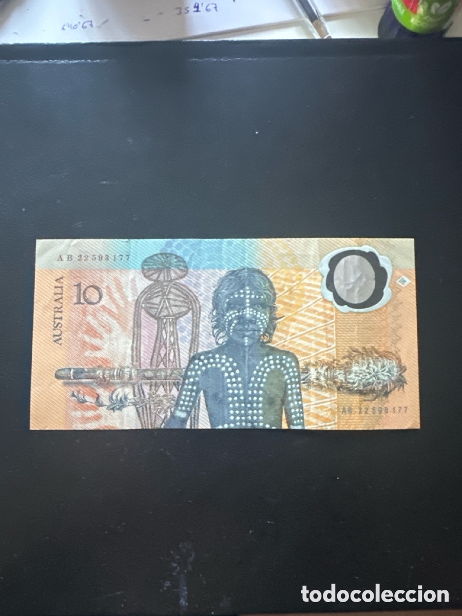 Notas Internacionais: Billete de Australia de 10 dollars polimero a&ntilde;o 1988