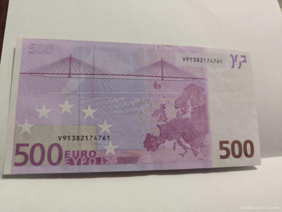 Billetes extranjeros: Billete 500&euro; primera firma