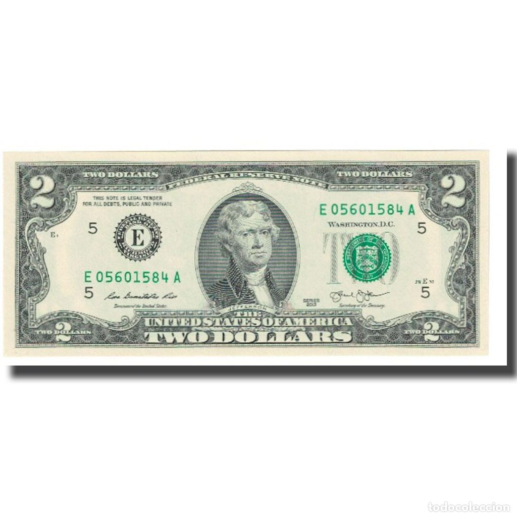 Billetes extranjeros: [#173323] Billete, Two Dollars, 2013, Estados Unidos, UNC