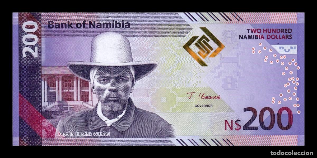 Billetes extranjeros: Namibia 200 D&oacute;lares Hendrik Witbooi 2026 Pick 24b Nuevo Sc Unc