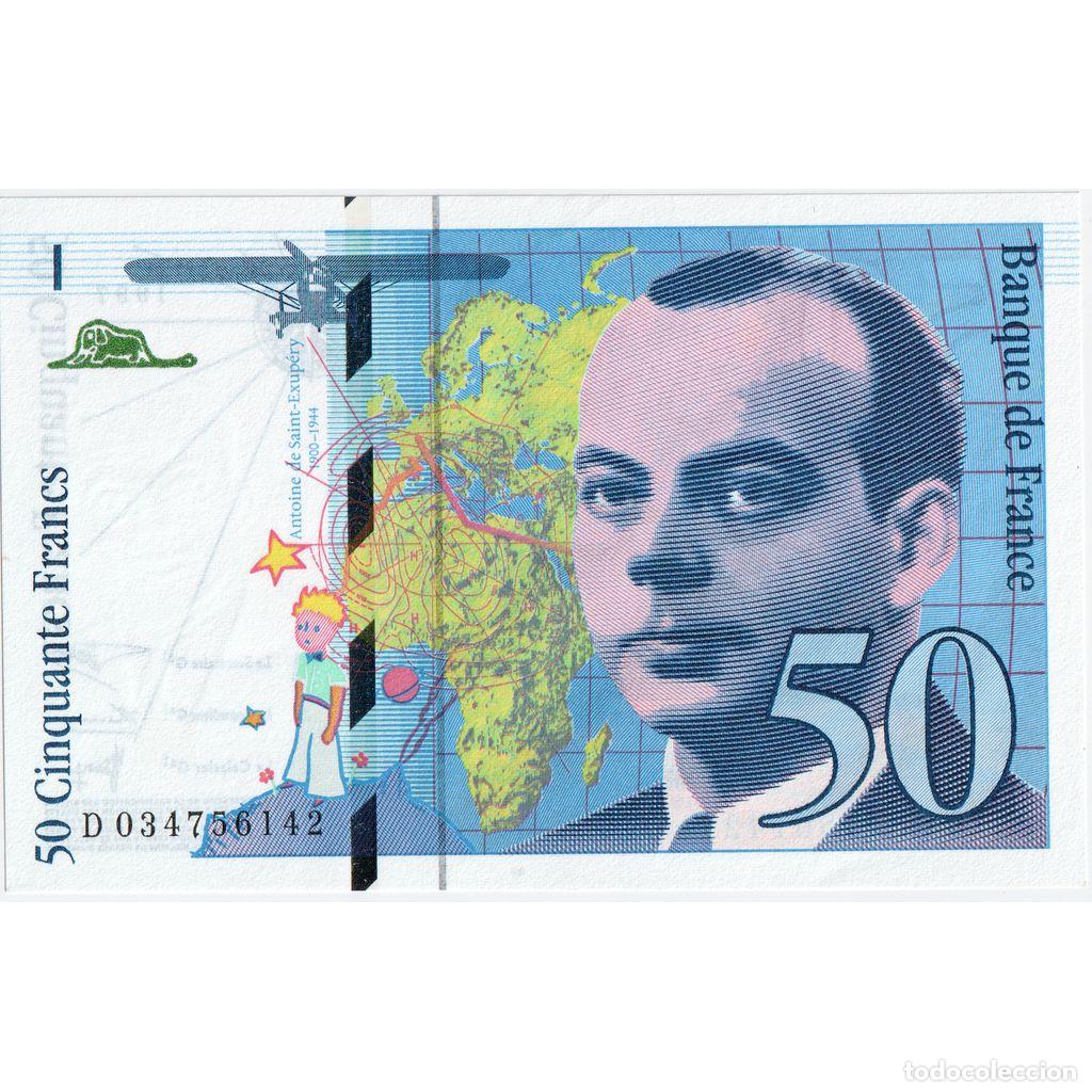 Billetes extranjeros: [#1515621] Francia, 50 Francs, St Exup&eacute;ry, 1997, D034756142, UNC