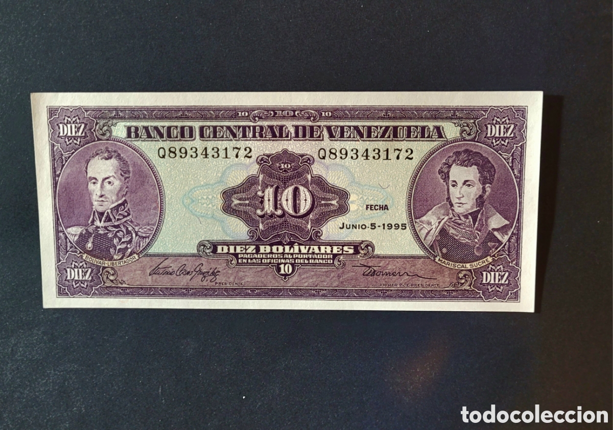 Banconote internazionali: BILLETE VENEZUELA 1995