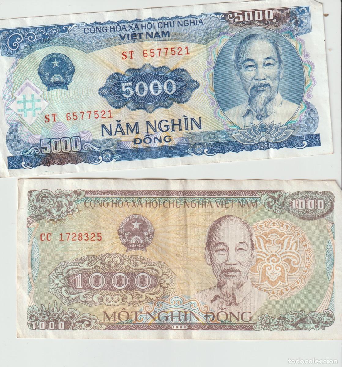 Billetes extranjeros: billetes de Asia: Viet Nam (2)
