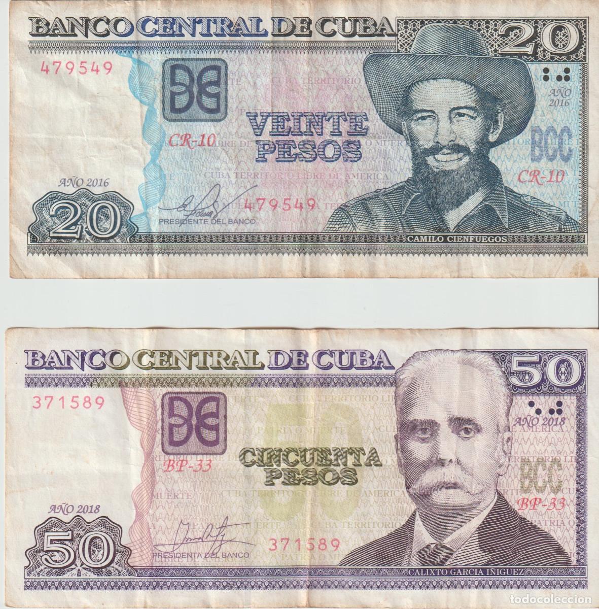 Billetes extranjeros: billetes de Am&eacute;rica Cuba
