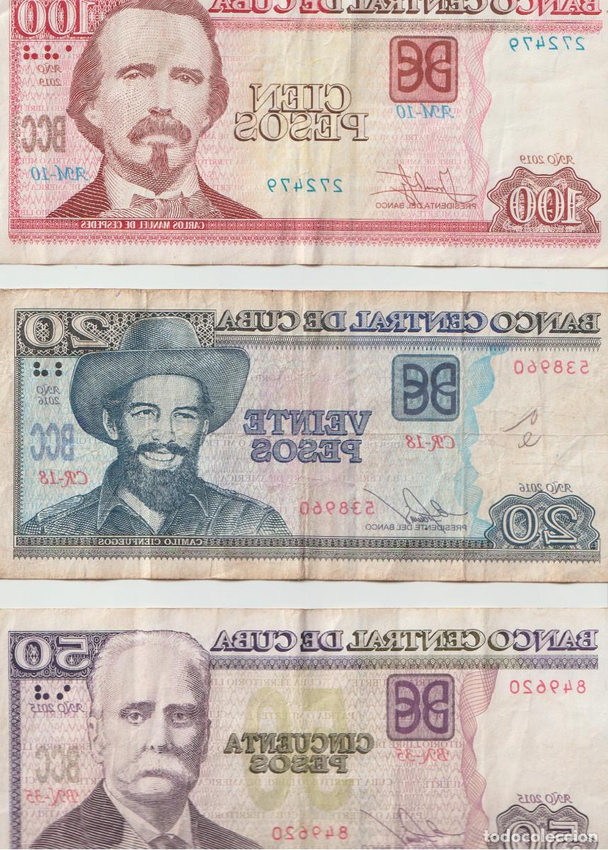 Billetes extranjeros: billetes de Am&eacute;rica Cuba (2)