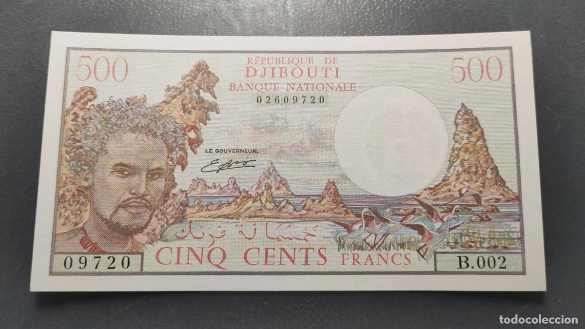 Billetes extranjeros: DJIBOUTI YIBUTI 500 FRANCS 1979-1988 P-36b SC UNC