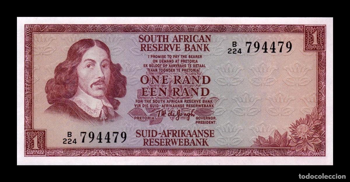 Billetes extranjeros: Sud&aacute;frica 1 Rand Bartholomeus Vermuyden 1973 Pick 115a Sc Unc