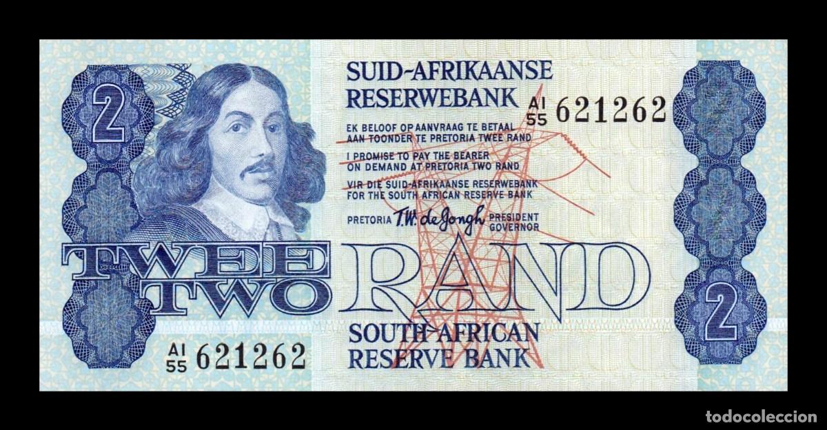 Billetes extranjeros: Sud&aacute;frica 2 Rand Bartholomeus Vermuyden 1978-1981 Pick 118a Sc Unc