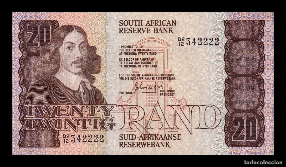 Billetes extranjeros: Sud&aacute;frica 20 Rand Bartholomeus Vermuyden 1981 Pick 121c Sc Unc