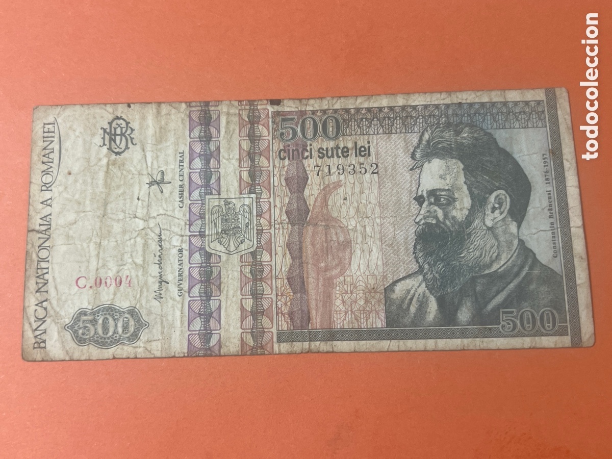 Billetes extranjeros: B202. BILLETE DE RUMANIA 500 LEI 1992