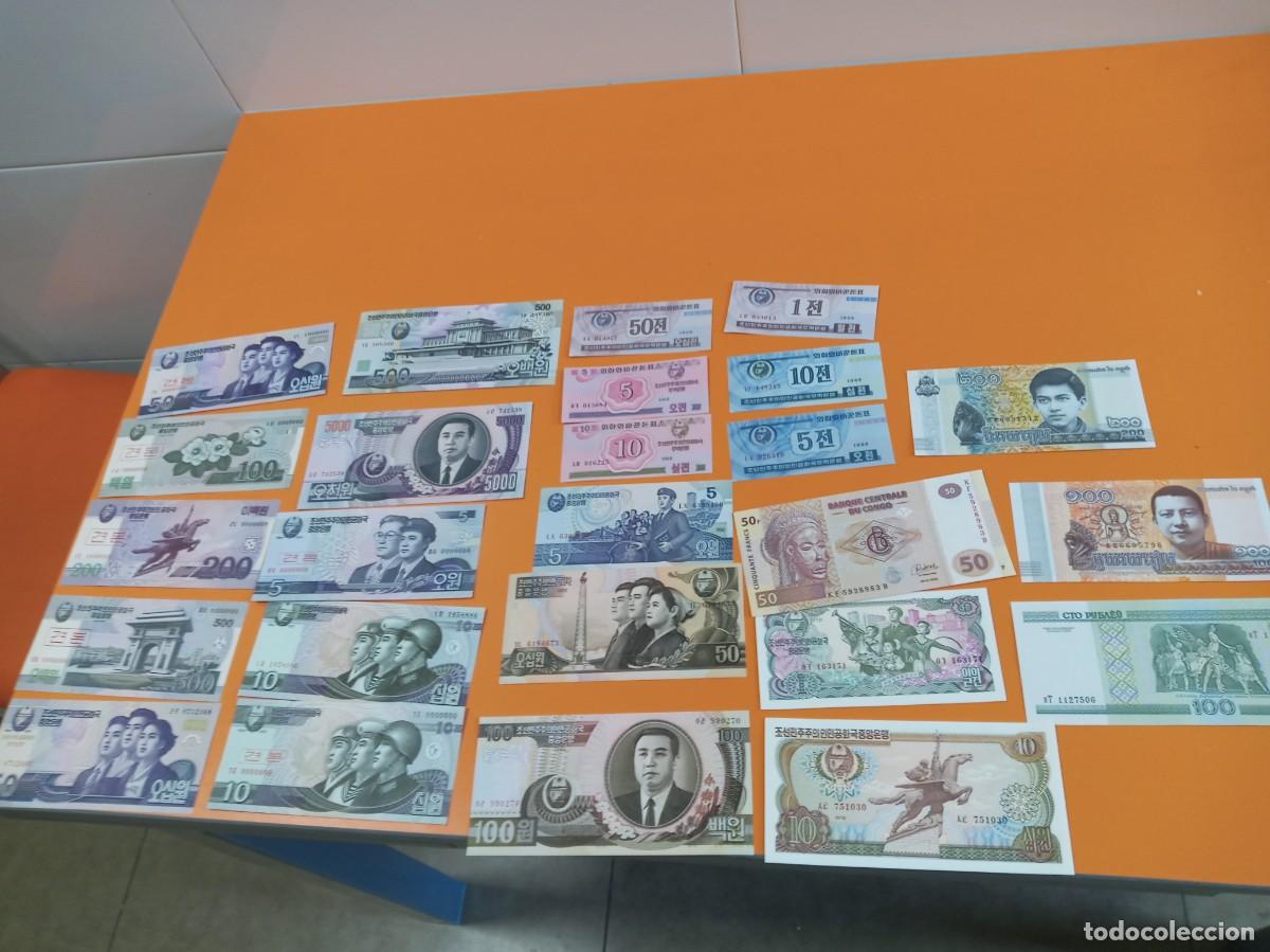 Billetes extranjeros: 50 BILLETES DIFERENTES LOTE 1