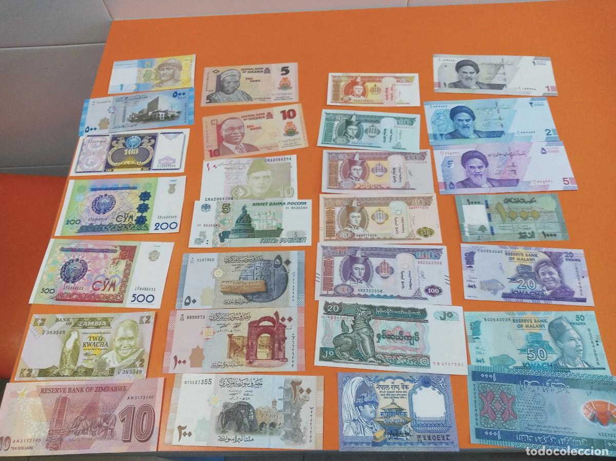 Billetes extranjeros: 50 BILLETES DIFERENTES LOTE 4