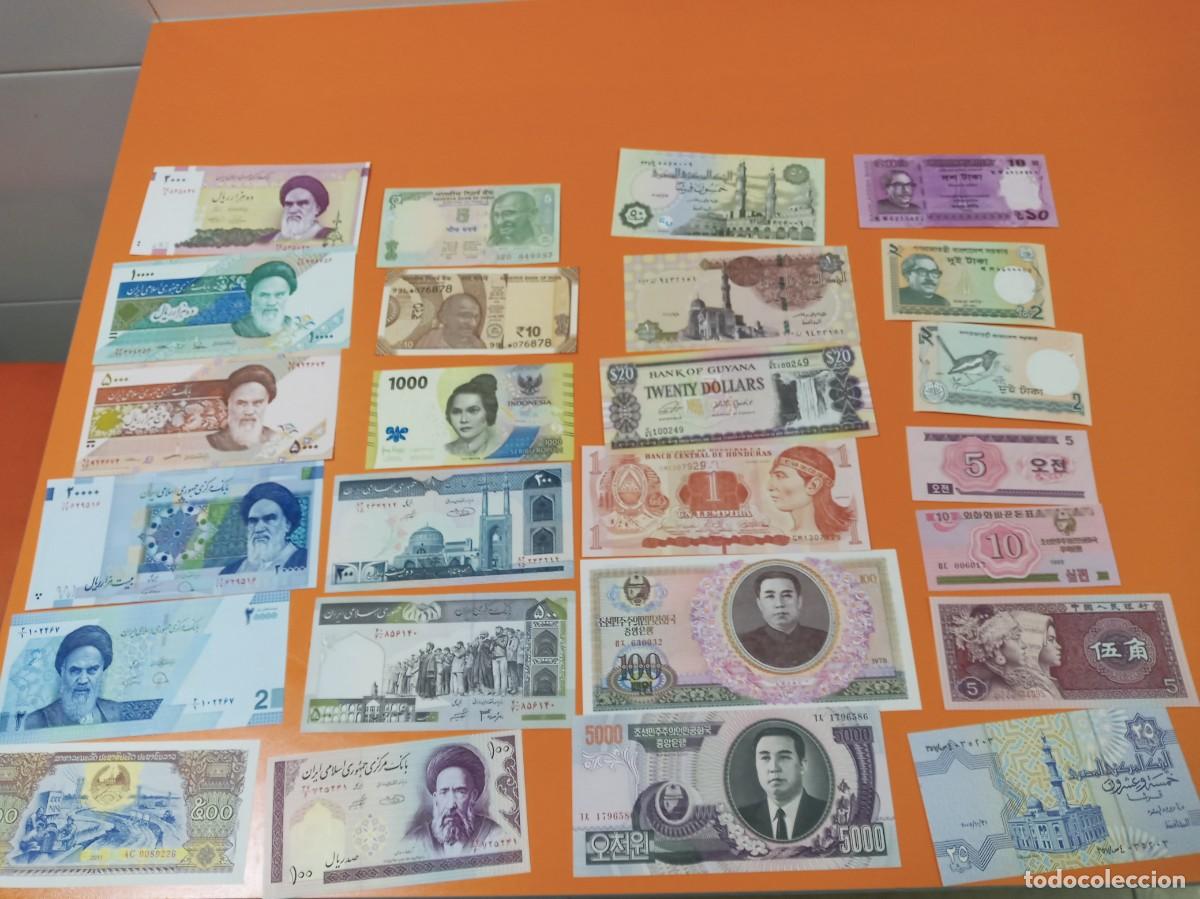 Billetes extranjeros: 100 BILLETES DIFERENTES LOTE 2