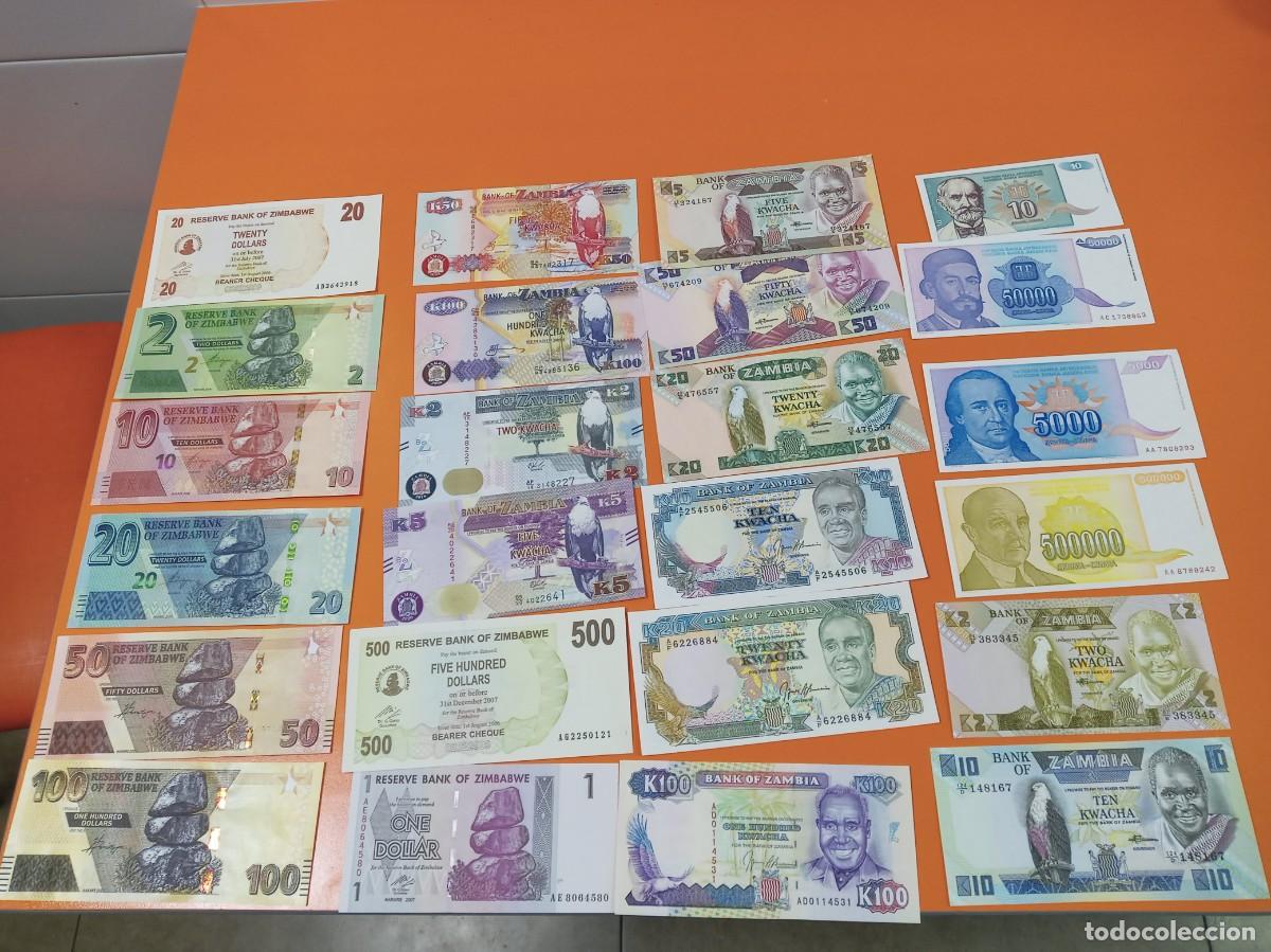 Billetes extranjeros: 200 BILLETES DIFERENTES LOTE 1