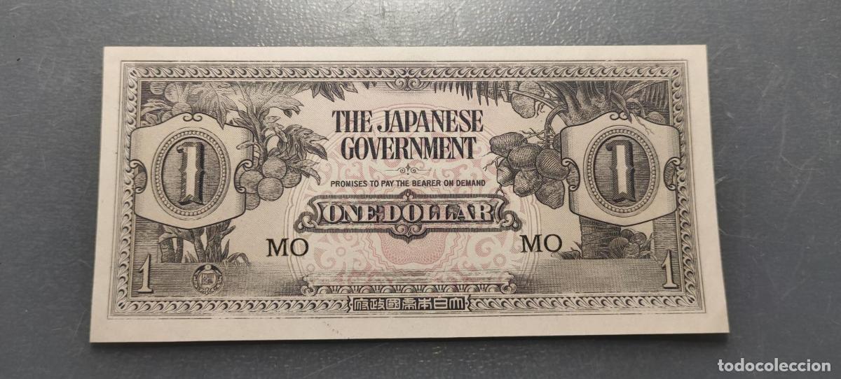 Billetes extranjeros: MALAYA MALASIA JAPAN OCCUPATION OCUPACION JAPON 1 DOLLAR 1942 SC UNC