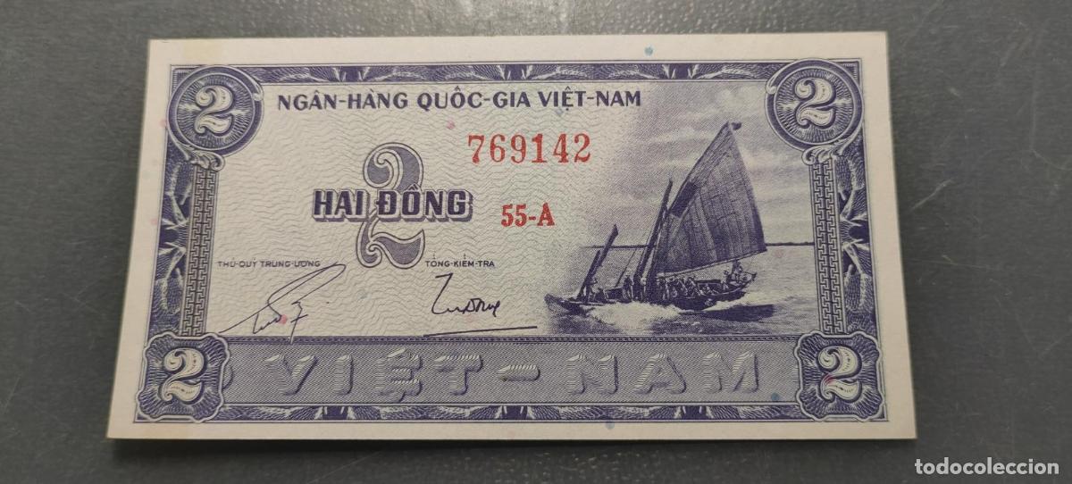 Billetes extranjeros: VIETNAM SOUTH 2 DONG 1955 P-12 SC UNC